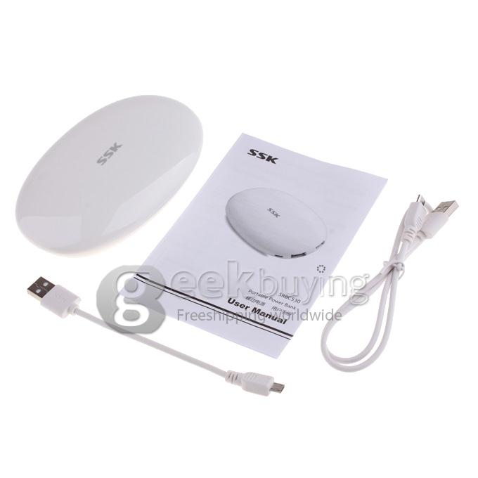 (SSK) 10400mAh Portable Power Bank External Battery Charger for Cell Phone