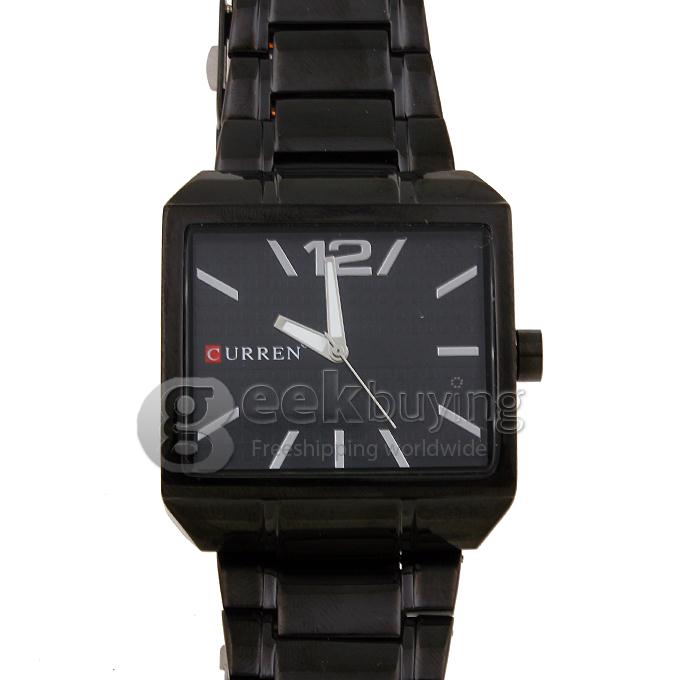 CURREN 8132 Stainless Steel Men's Fashion & Casual Watches - Black