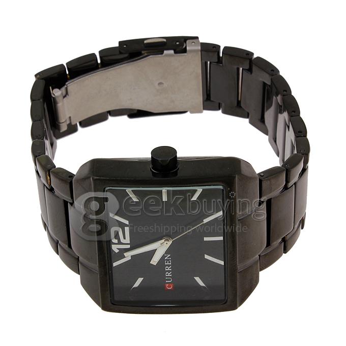 CURREN 8132 Stainless Steel Men's Fashion & Casual Watches - Black