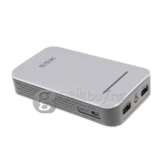(SSK) 11000mAh Portable Power Bank External Battery Charger for Cell Phone