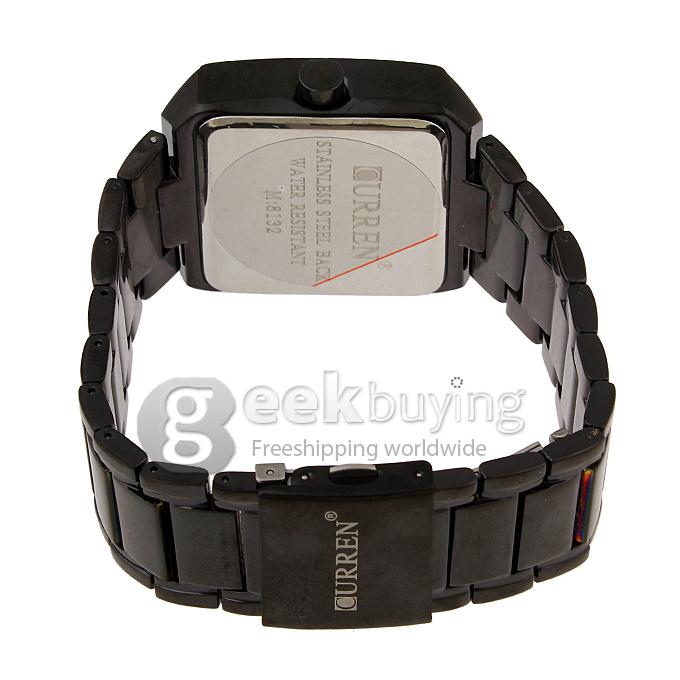 CURREN 8132 Stainless Steel Men's Fashion & Casual Watches - Black