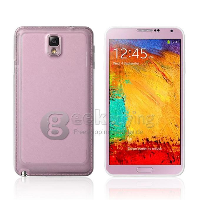 Transparent Thin Bumper Case Cover for Samsung Galaxy Note 3 N9005 - White