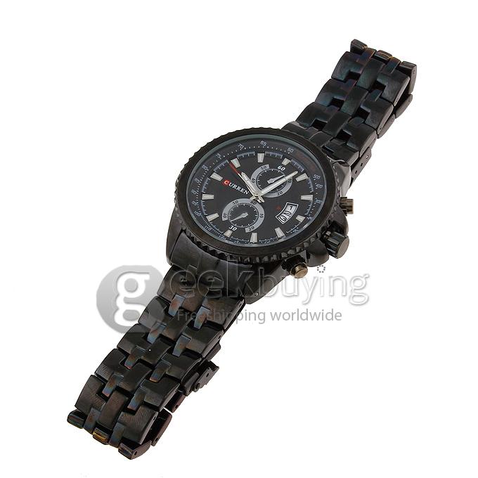 CURREN 8082 Stainless Steel Men's Fashion & Casual Watches - Black