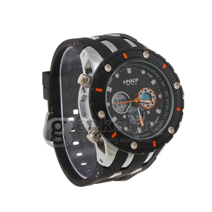I-POLW 592 30 Meters Waterproof Fashion Sports Utility Watch - Orange