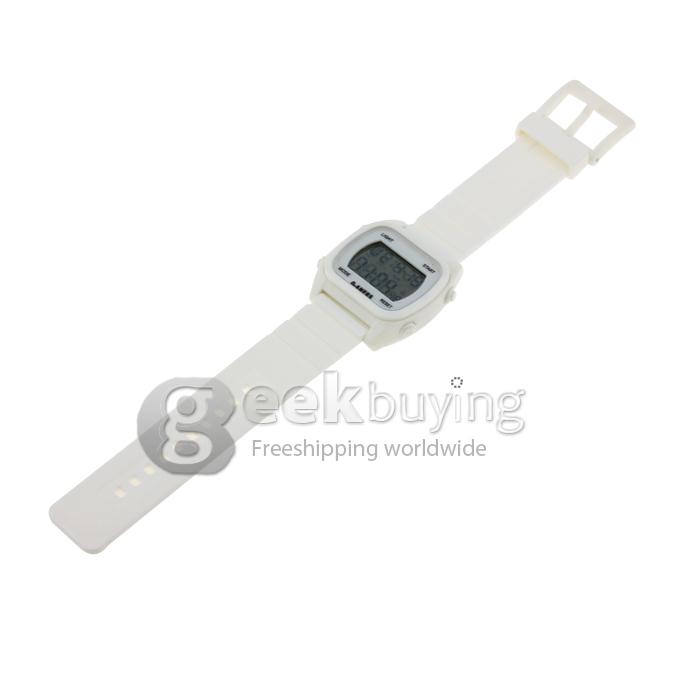 780 Fashion Style Plastic Sports Watches - White