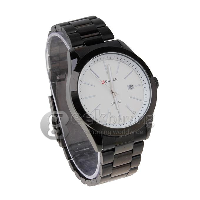 CURREN 8091 Stainless Steel Men's Fashion & Casual Watches - Black