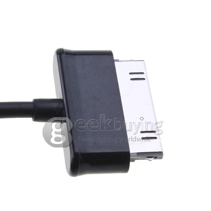 3M Long USB Data Cable for Samsung Galaxy Tab Plus 7/7.7/8.9/10.1/P1000 - Black