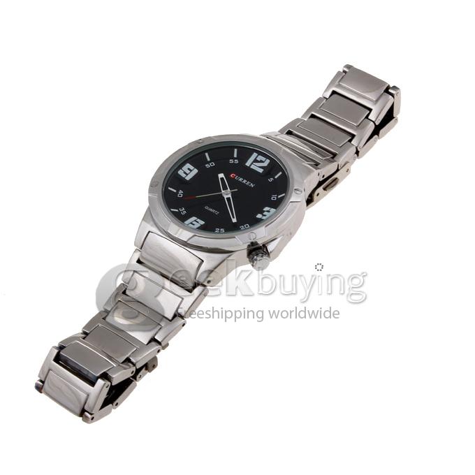 CURREN 8111 Stainless Steel Men's Fashion & Casual Watches - Silver