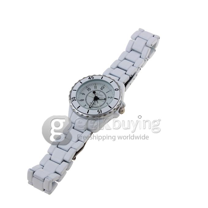 SINOBI 1850 Stainless Steel Women's Fashion Watches - White