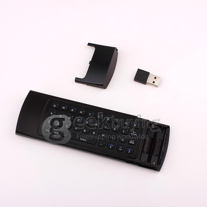 MX3 2.4G 3D Air Mouse & Wireless Keyboard with MIC and IR Learning Mode for TV BOX / Motion Sensing Games