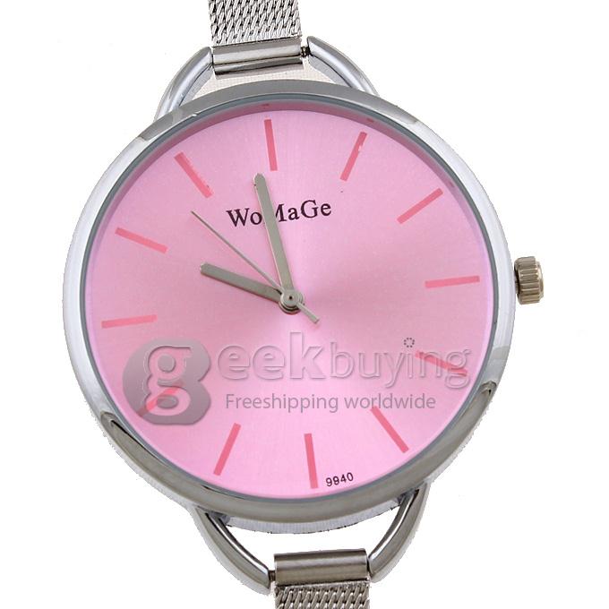 WOMAGE 9940 Women's Fashion & Casual Watches - Pink
