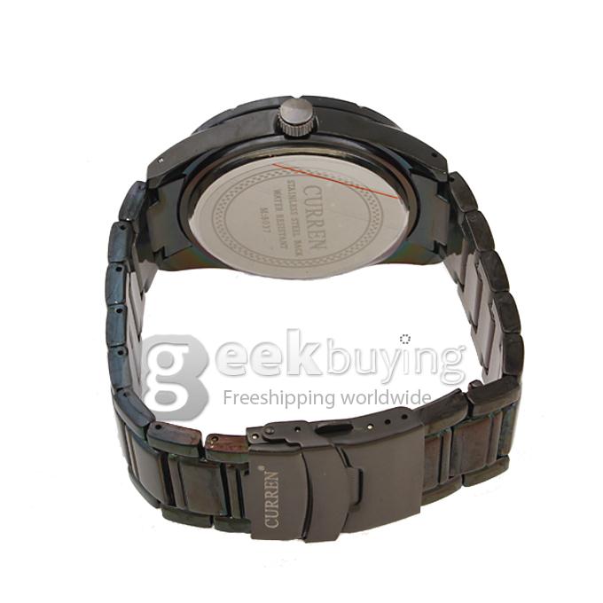 CURREN 8037 Stainless Steel Men's Fashion & Casual Watches - Black