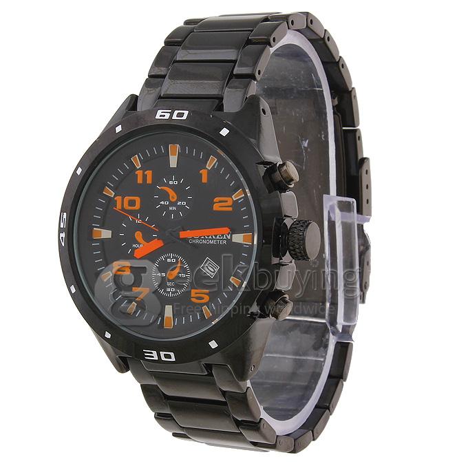 CURREN 8021 Stainless Steel Men's Fashion & Casual Watches - Black