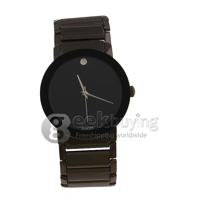 SINOBI 9106 Stainless Steel Men's Fashion & Casual Watches - Black