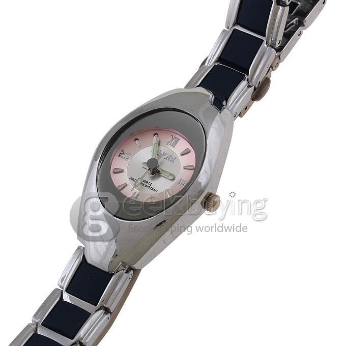SINOBI 3078 Stainless Steel Women's Fashion & Casual Watches - Silver + Black
