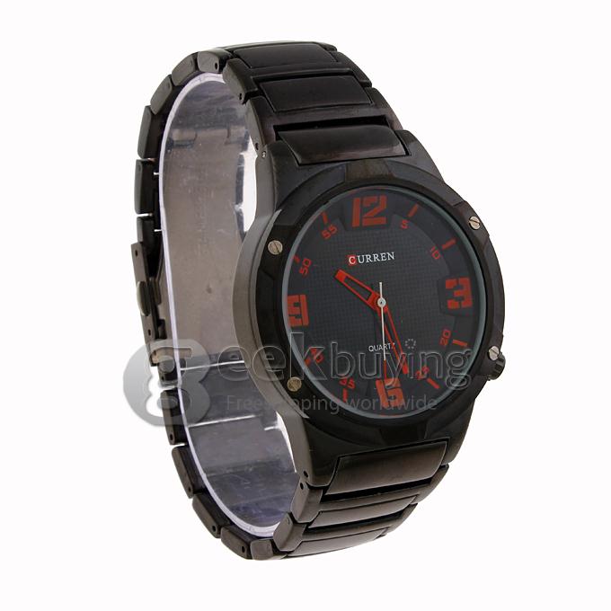 CURREN 8111 Stainless Steel Men's Fashion & Casual Watches - Black