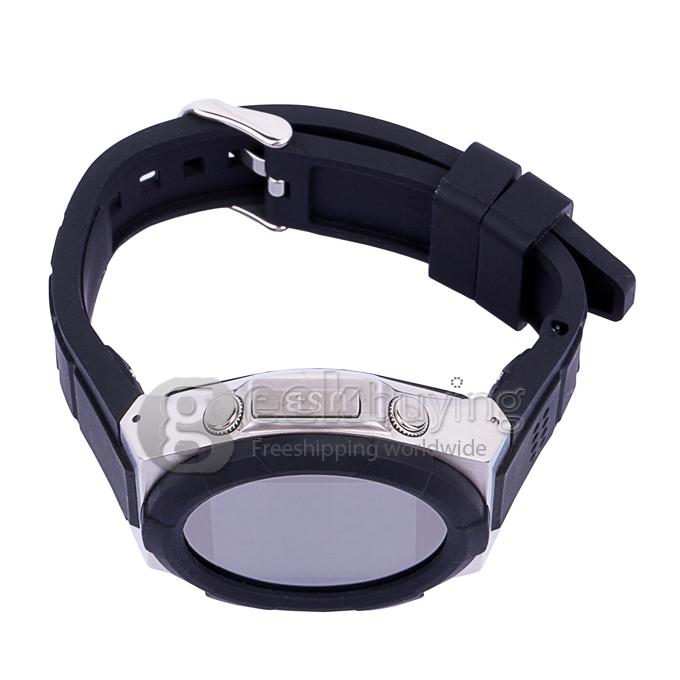 A6 1.54 inch Touch Screen MTK 6250 Watch phone Bluetooth/Sync Phonebook/Call/SMS/Anti Lost - Black