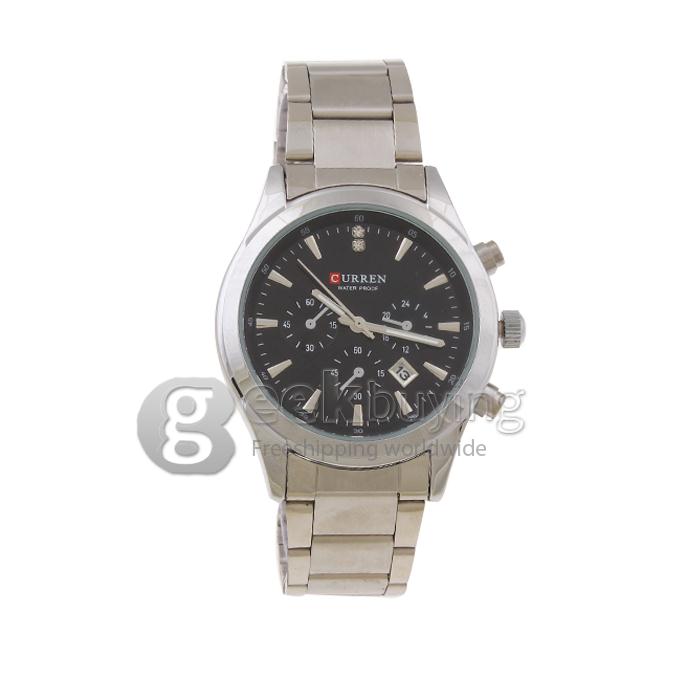 CURREN 8085 Stainless Steel Men's Fashion & Casual Watches - Silver