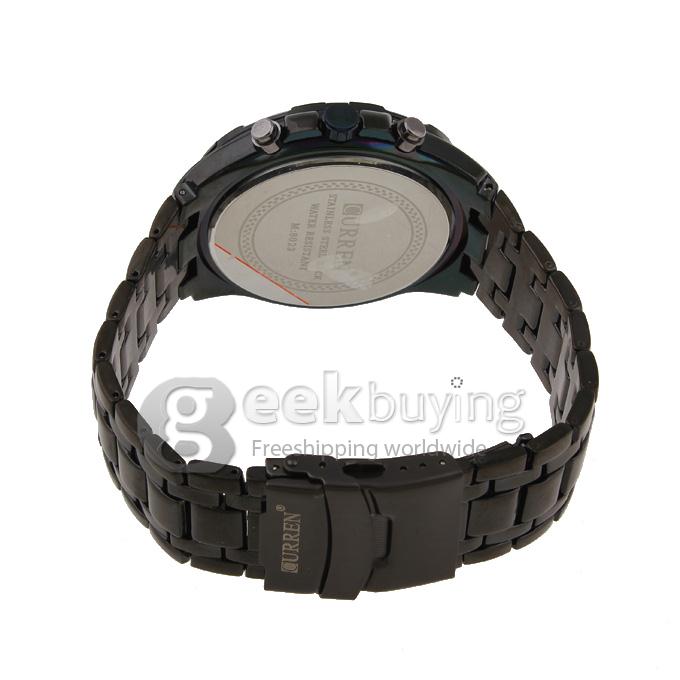 CURREN 8023 Stainless Steel Men's Fashion & Casual Watches - Black