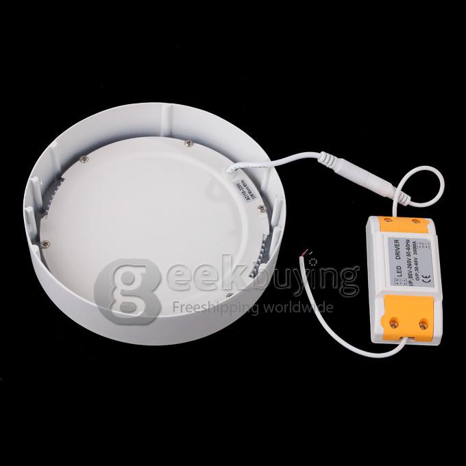 60*2835SMD 1180LM 3000K 12W Warm White Light LED Panel Light with Aluminium Frame (AC 85-260V)
