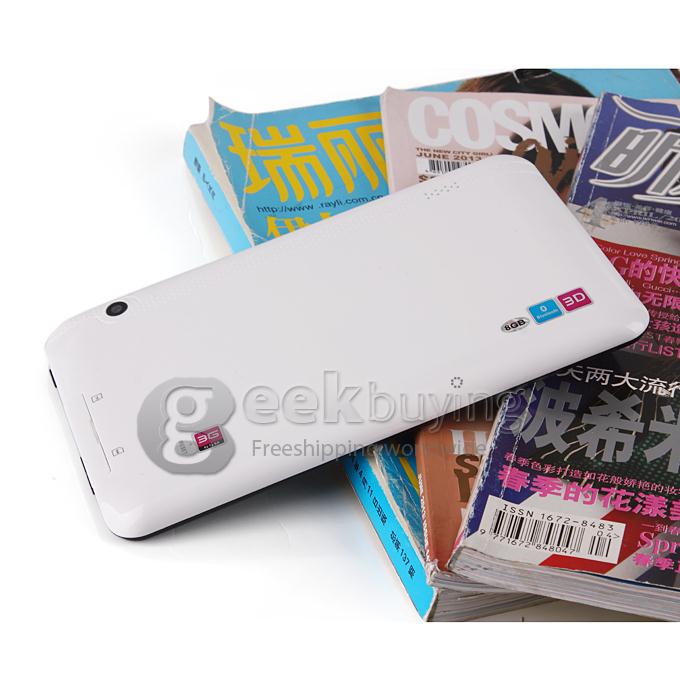 T16 Allwinner A13 1.0GHz 7 inch Tablet PC Phablet Android 4.0 Capacitive Touch Screen 800*480 512MB/8G Bluetooth - White