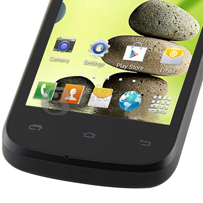 Doogee DG120 3.5inch MTK6572W Dual Core Smartphone HVGA Capacitive Screen 256MB/512MB 3.0MP Camera Android 4.2 OS 3G/GPS - Black