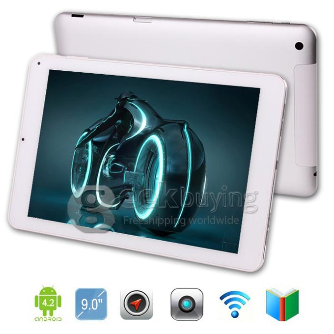 Cube U39GT-3G Talk9 MTK8389T 1.5GHz 9 inch Tablet PC Phablet Android 4.2 Quad Core PLS Capacitive Touch Screen 1920*1280 1GB/16GB - White