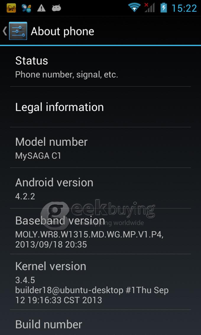 MYSAGA C1 4.0Inch Capacitive Touch Screen MTK6572W Dual Core Smartphone Dual Camera Android 4.2 OS 3G/GPS - White