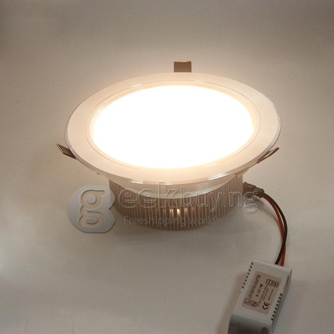 12W 12*1W 1110LM Warm White Light Aluminum LED Ceiling Recessed Bulb (AC 85-265V)