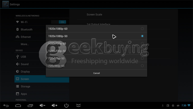 Original T-R42 RK3188T Quad Core Google Android 4.2.2 Cortex-A9 1.4 GHz Mini TV BOX HDMI HDD Player 2G/8G Bluetooth/RJ45/External Wifi Antenna with IR Remote Controller - Black