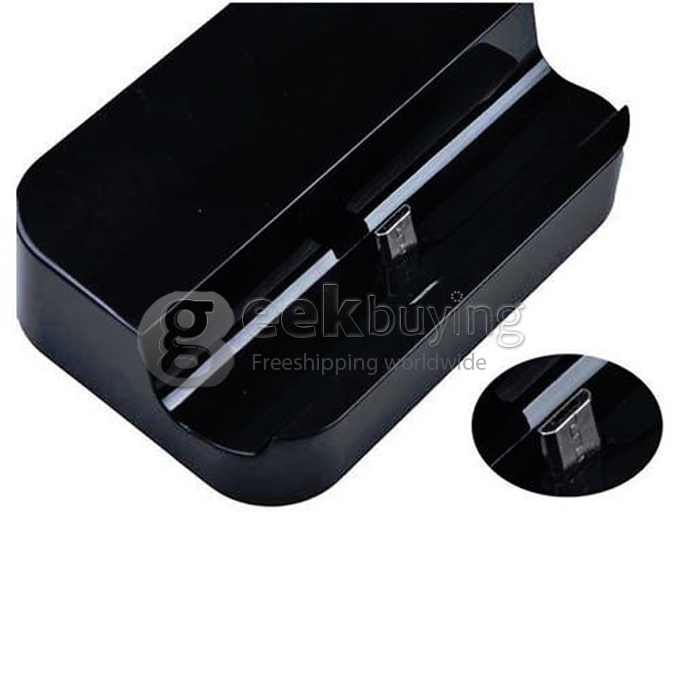 New Dock Station Stand Charger Cradle for Samsung Galaxy S4 i9500-Black(2001)
