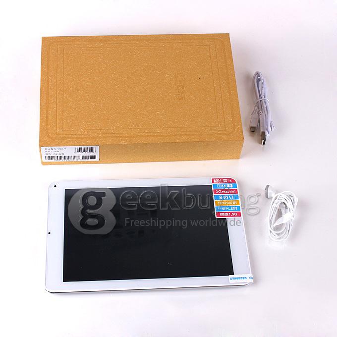 Cube U39GT-3G Talk9 MTK8389T 1.5GHz 9 inch Tablet PC Phablet Android 4.2 Quad Core PLS Capacitive Touch Screen 1920*1280 1GB/16GB - White