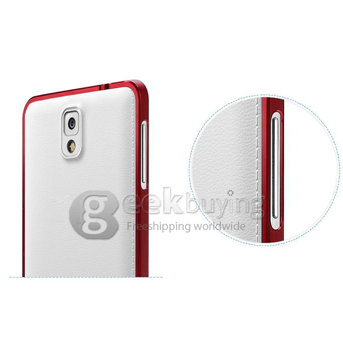 Ultra Thin 0.7mm Metal Aluminum Case Bumper for Samsung Galaxy Note 3 III N9000 - Red