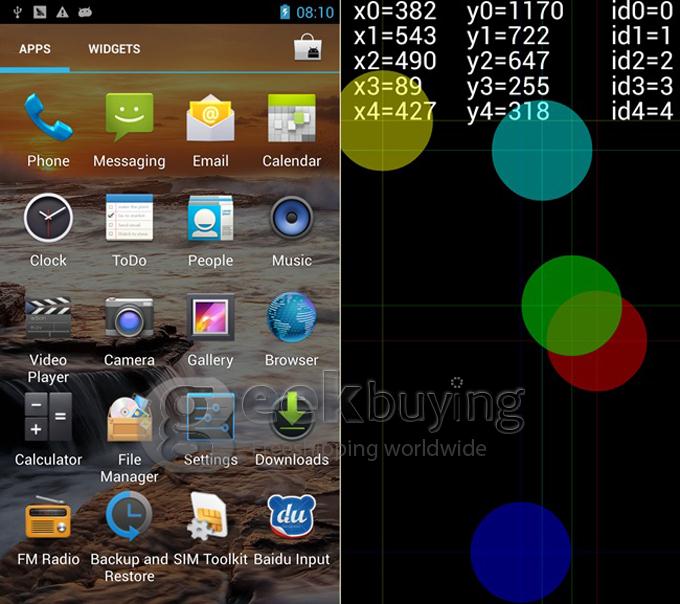 MYSAGA M1 4.5Inch IPS HD Screen MTK6589 Quad Core Smartphone 1GB/4GB 12.6MP Camera Android 4.2 OS 3G/GPS - Black
