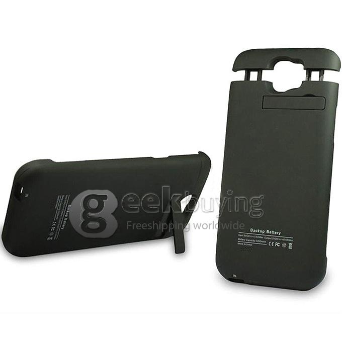 3800mAh External Battery Pack Case Cover for Samsung Galaxy Note 3 III N9000 - Black