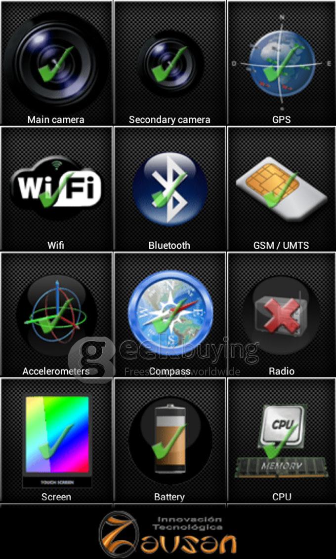 CUBOT GT90 MTK6572W Dual Core 1.3GHz Smart Phone 4G ROM 5.0MP Camera 3G/GPS- Black