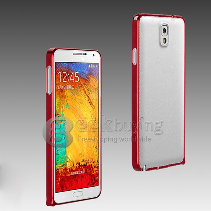 Ultra Thin 0.7mm Metal Aluminum Case Bumper for Samsung Galaxy Note 3 III N9000 - Red