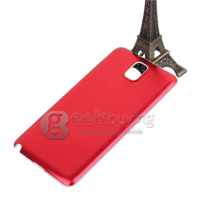 Brand New Metal Battery Back Cover Case for Samsung Galaxy Note 3 N9000 Note III - Red