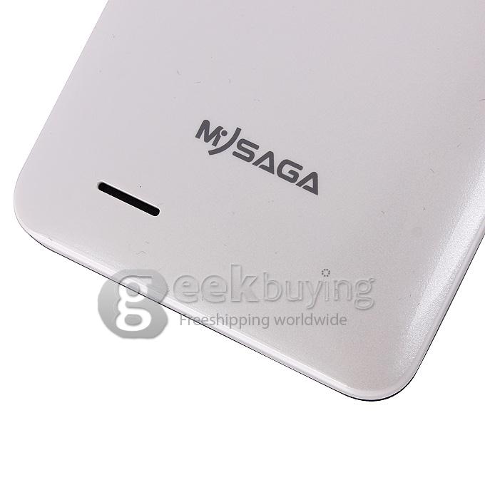 MYSAGA C1 4.0Inch Capacitive Touch Screen MTK6572W Dual Core Smartphone Dual Camera Android 4.2 OS 3G/GPS - White