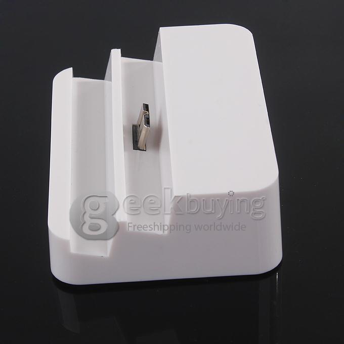 Battery & Dock Charger with Stand Holder Cradle for Samsung Galaxy Note 3 III N9000 - White