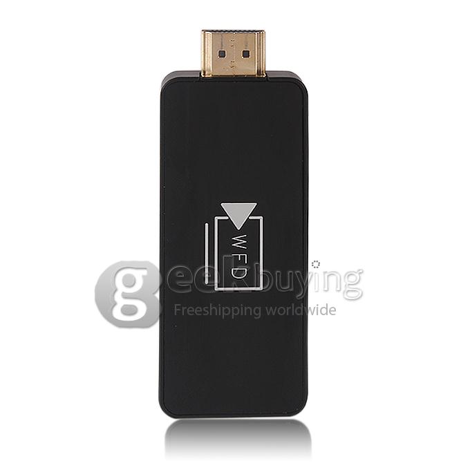 WFD S ARM Cortex A9 HDMI 1.4 DLNA&Airplay Miracast dongle Support Android 4.2 or above device- Black