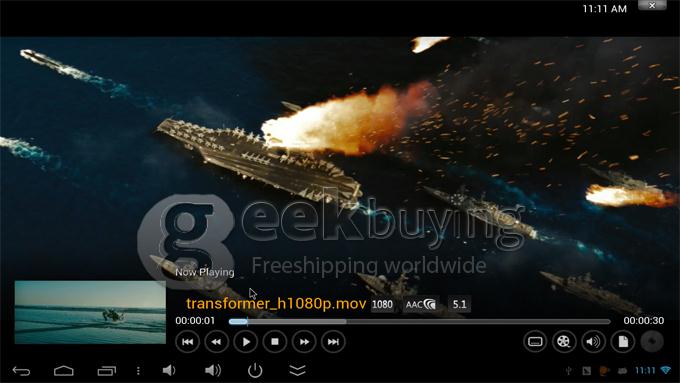 GK525 RK3188T Quad Core 1.4Ghz Android 4.2.2 OS Mini TV BOX Dongle 2G/8G Bluetooth 2.0MP Camera Microphone External Wifi Antenna - Blue