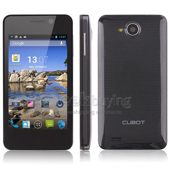 CUBOT GT90 MTK6572W Dual Core 1.3GHz Smart Phone 4G ROM 5.0MP Camera 3G/GPS- Black