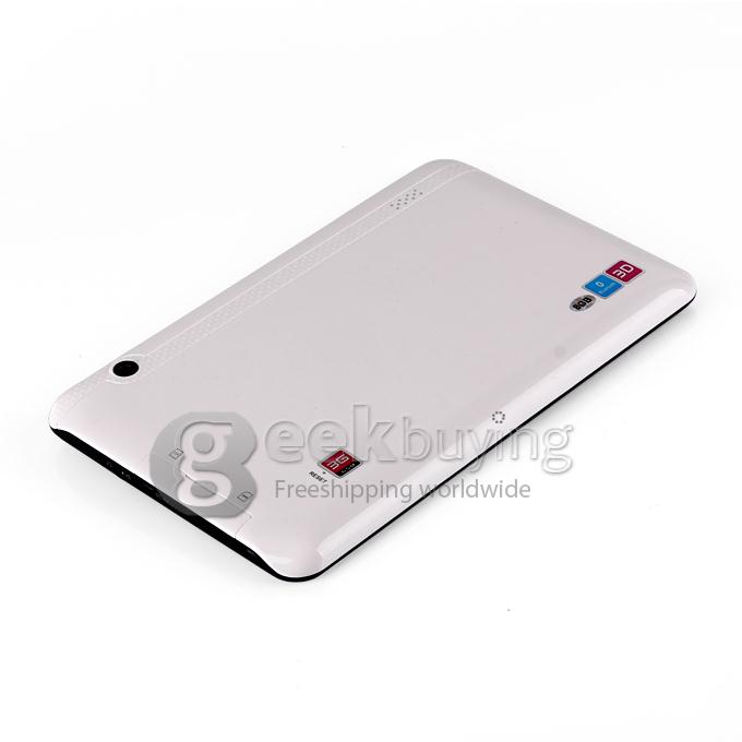 T16 Allwinner A13 1.0GHz 7 inch Tablet PC Phablet Android 4.0 Capacitive Touch Screen 800*480 512MB/8G Bluetooth - White