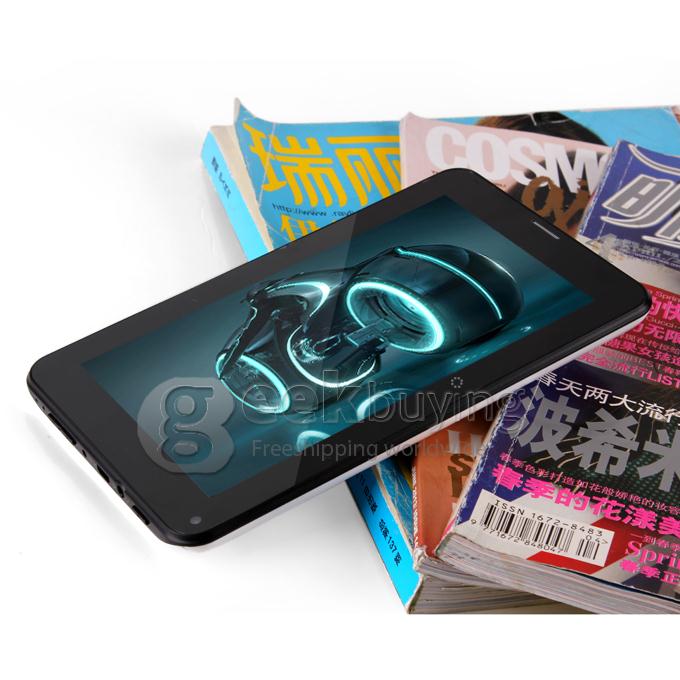 T16 Allwinner A13 1.0GHz 7 inch Tablet PC Phablet Android 4.0 Capacitive Touch Screen 800*480 512MB/8G Bluetooth - White