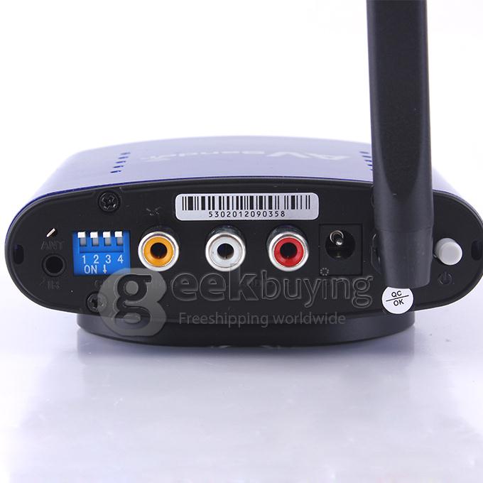 RAT-503 Fashion New 5.8GHz Wireless AV Audio Video Transmitter Receiver with IR Remote For DVD DVR CCD Camera IPTV TV