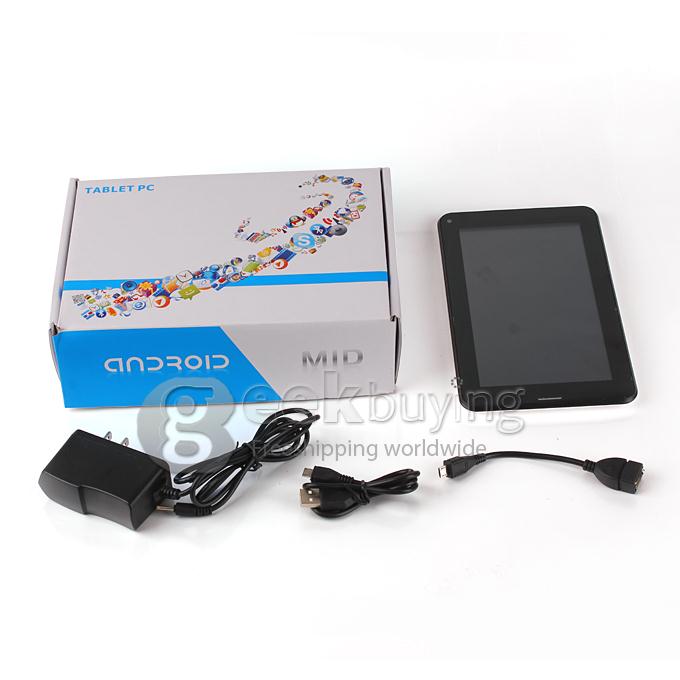 T16 Allwinner A13 1.0GHz 7 inch Tablet PC Phablet Android 4.0 Capacitive Touch Screen 800*480 512MB/8G Bluetooth - White