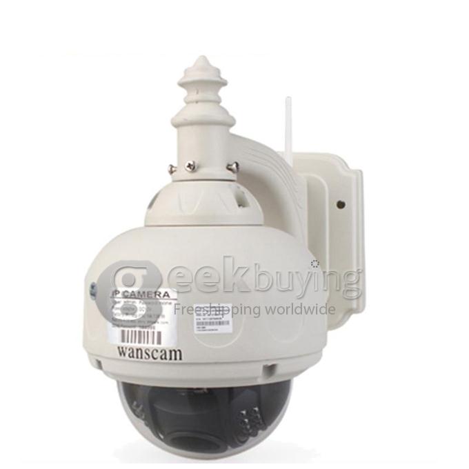 Wanscam HW0028 Outdoor IR-Cut PTZ 720P IR P2P H.264 Wireless IP Camera with Motion detection for iPhone Android Phone