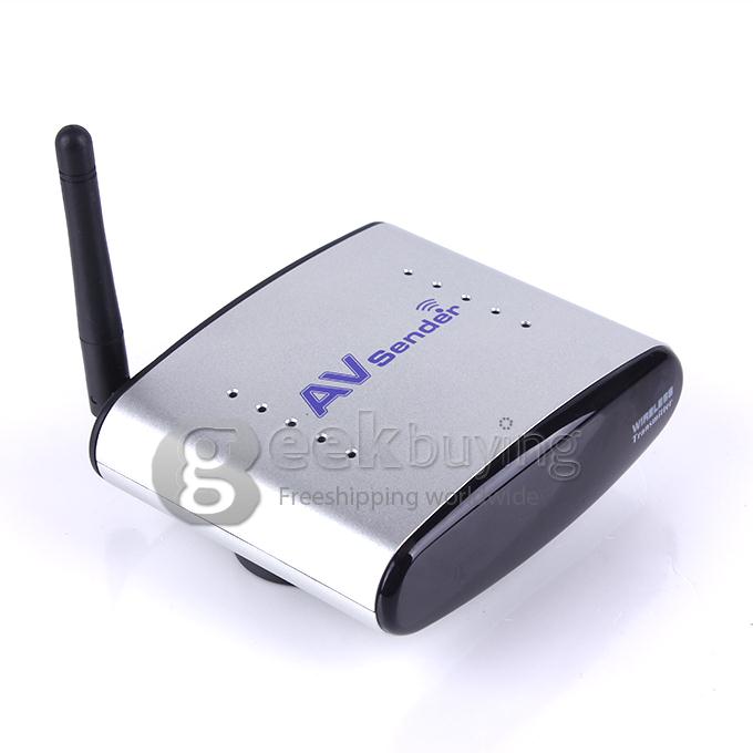 PAT-330 2.4GHz 4 Channel Wireless AV Audio Video Transmitter Receiver For DVD DVR CCD Camera IPTV