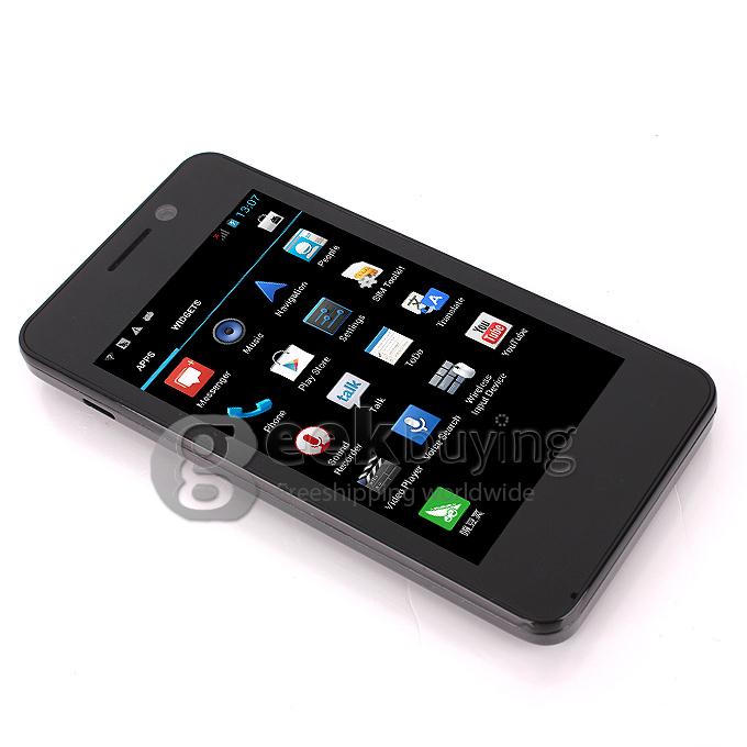 CUBOT GT90 MTK6572W Dual Core 1.3GHz Smart Phone 4G ROM 5.0MP Camera 3G/GPS- Black